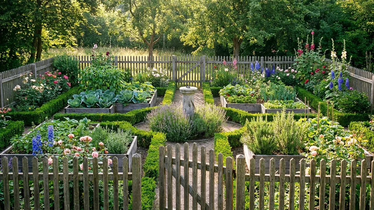 Bauerngarten (farmhouse garden) example