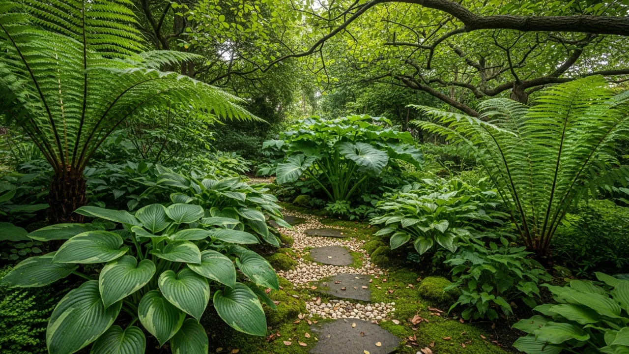 Schattengarten – Beispiel